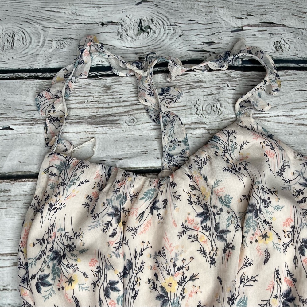 Motherhood Maternity Floral Print Chiffon Dress Size M - Picture 5 of 11